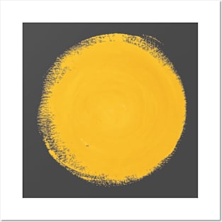 Radiant Sun - Yellow Round Symbol Posters and Art